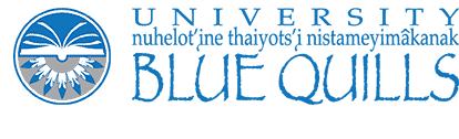 University nuhelot’in̨e thaiyots’į nistameyimâkanak Blue Quills Logo