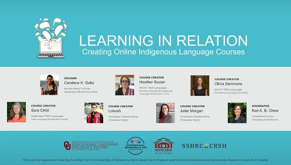 Learning in relation: Creating online Indigenous language courses