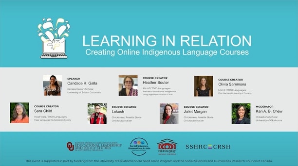 Learning in relation: Creating online Indigenous language courses