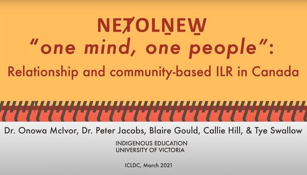 Relationship and comunity-based ILR in Canada